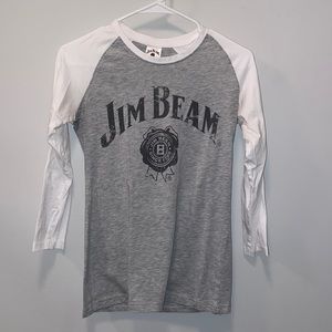 JIM BEAM Baseball 3/4 sleeve top